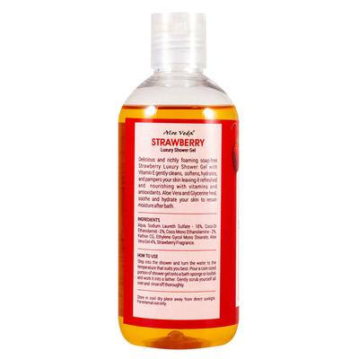 Aloe Veda Luxury Shower Gel - Strawberry 300 ml - Shower Gels & Body Wash