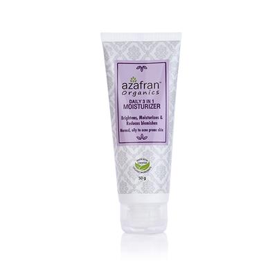 Azafran Organics Daily 3 In 1 Moisturizer 50 gm - Face Moisturizers
