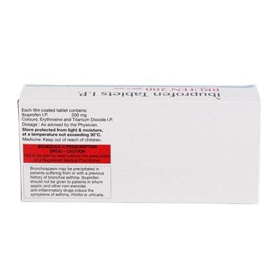Brufen 200mg Tablet 15'S - Pain relief-Nsa
