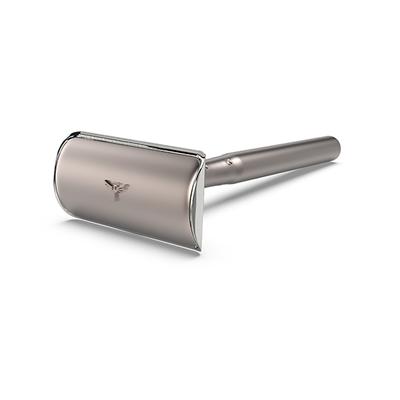 Bombay Shaving Companygun Metal Precision Safety Razor (with 5 Platinum Coated Feather Blades) 300 gm - Razors & Cartridges