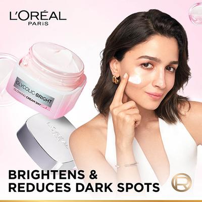 L'Oreal Paris Glycolic Bright Cream with SPF 30 15 ml - Day Cream