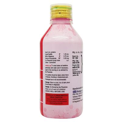 ONECAL SUGAR FREE Syrup 200ml - Constipation-Lax
