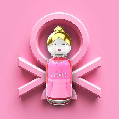 United Colors of Benetton Sisterland Pink Raspberry For Her Eau De Toilette 80 ml - Women Perfumes (Edt/Edp)