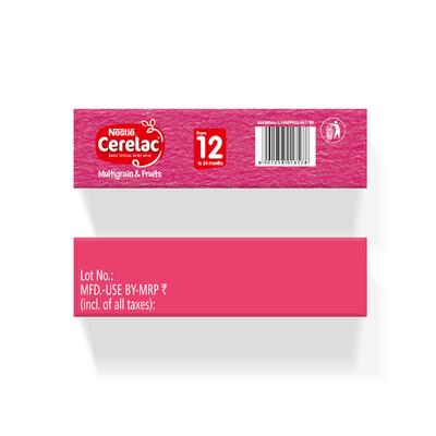 Nestle Cerelac Stage 4 (12 Months+) Powder 300 gm- Multigrain & Fruits (Refill Pack) - Baby And Infant Supplements
