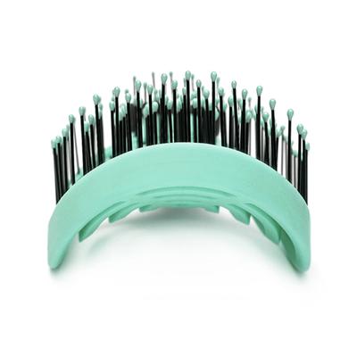 NuWay 4HAIR U.S. Patented Detangler Hair Brush for Men & Women - Mint Green - Detangling DoubleC 1s 1's - Hair Brushes