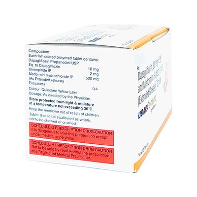 UDAPA GOLD 2 Tablet 10's - Diabetes-Ant
