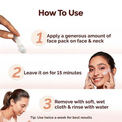 Mamaearth Chia Hydra-Calm Face Pack with Chia Seed & Ceramides for Healthy Skin Barrier 200 gm - Face Packs