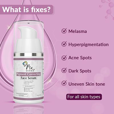 Fixderma Pigmentation Face Serum for Melasma, Hyperpigmentation and Acne Spots 15 gm - Face Serum