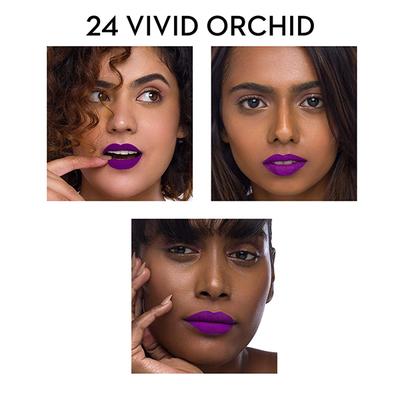SUGAR Cosmetics Smudge Me Not Liquid Lipstick - 24 Vivid Orchid (Bright Orchid) 4.5 ml - Liquid Lipsticks
