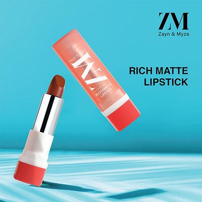 ZM Zayn & Myza Rich Matte Lipstick - Forbidden 4.2 gm - Lipsticks