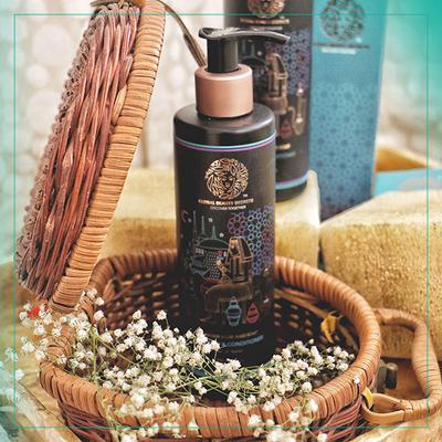 Global Beauty Secrets Turkish Rose and Mint Shampoo and Conditioner 200 ml - Shampoos