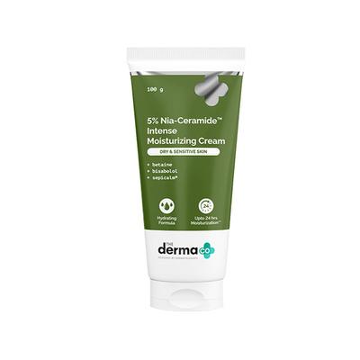 The Derma Co. 5% Nia-Ceramide Intense Moisturizing Cream, 24hrs Moisturization 100 gm - Face Moisturizers
