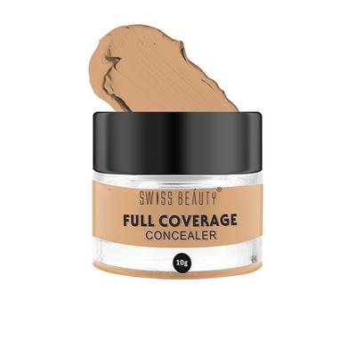 Swiss Beauty Full Coverage Creamy Concealer - (Natural Glow) 10 gm - Concealer
