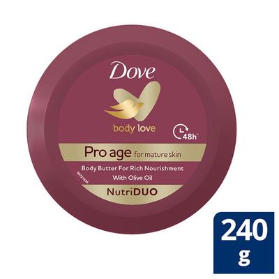 Dove Body Love Pro Age Body Butter, For Mature Skin, Paraben Free 240 gm - Body Butter