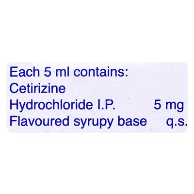 Zyncet Syrup 60ml - Allergies-Ant