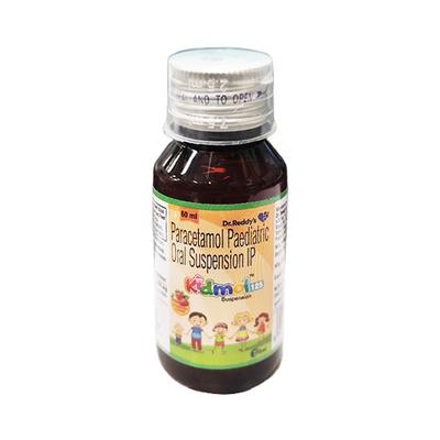 KIDMOL 125 STRAWBERRY FLAVOUR Oral Suspension 60ml - Fever-Ana