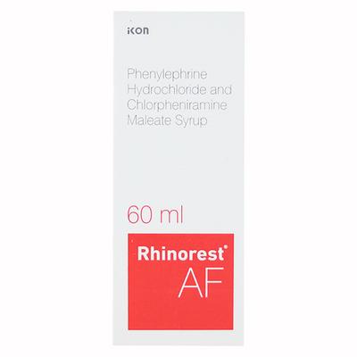 RHINOREST AF Syrup 60ml - Cough And Cold-Cou