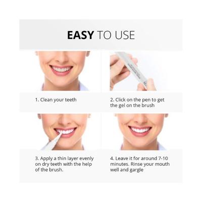 Protouch Pearl White Drops, Teeth Whitening Pen Gel, Whiter Teeth & Fresher Breath for a Brighter Smile on-the-go, Enamel Safe 2.8ml - Tooth Powder