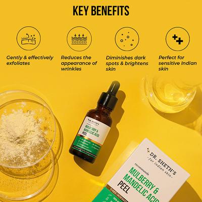 Dr. Sheth's Mulberry & Mandelic Acid Peel 30 ml - Masks & Peels