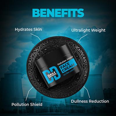 Beardo Daily Defence Pollution Shield Ultra Light Face Cream 50gm - Face Creams