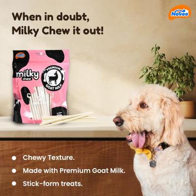 Novee Milky Chew Goat Milk Stick 500 gm - Petfood
