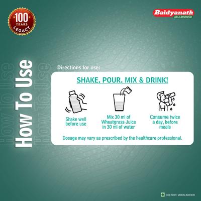 Baidyanath Wheat grass Juice 1 l - Speciality Medicines