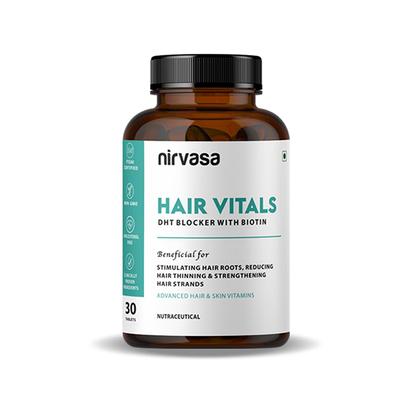 Nirvasa DHT Blocker with Biotin Tablet, 60 Tablet 60 gm - Multi-Vitamins