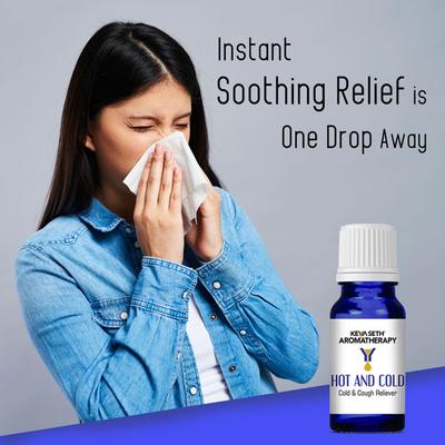 Keya Seth Aromatherapy Hot and Cold-Congestion Reliever 10 ml - Essential Oils