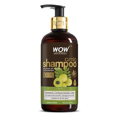 Wow Life Science Amla Shampoo For Weak Hair 300 ml - Shampoos