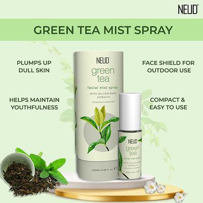 NEUD Green Tea Facial Mist Spray for Dehydrated & Irritated Skin 100 ml - Face Gels