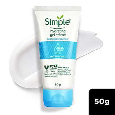 Simple Water Boost Hydratinggel Creme 50 gm - Face Moisturizers