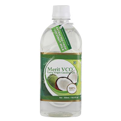 MERIT VCO EXTRA VIRGIN COCONUT OIL 500 ml - Massage Oils