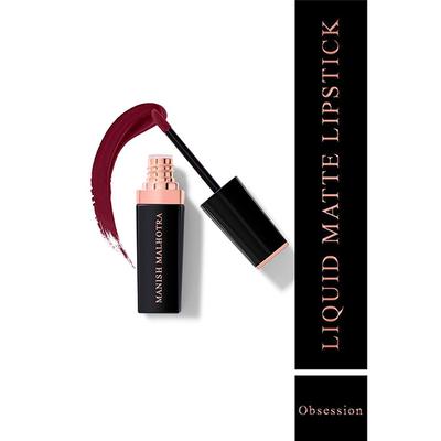 Manish Malhotra Beauty By MyGlamm Liquid Matte Lipstick-Obsession 1 gm - Liquid Lipsticks