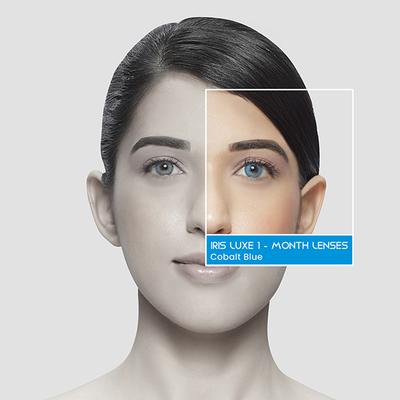 Pac Iris Luxe One Month Lenses (Cobalt Blue) 1's - Eyecare Lenses
