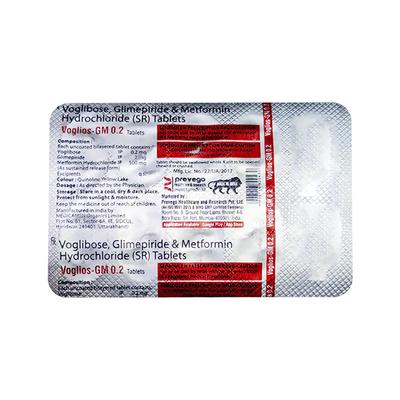 VOGLIOS GM 0.2 Tablet 10's - Diabetes-Ant