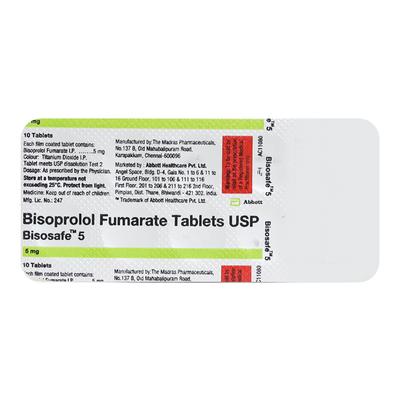 Bisosafe 5mg Tablet 10'S - Hypertension-Bet