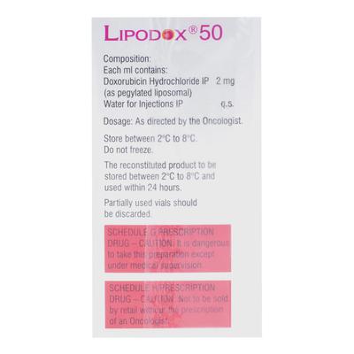 Lipodox Injection 25ml - Cancer Oncology-Cyt