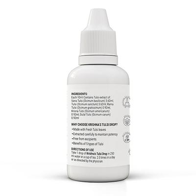 Krishna's Herbal & Ayurveda Tulsi Drops 10 ml - Health Products