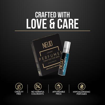 NEUD Luxury Perfume Gift Set for Men - Long Lasting EDP (Citrus, Lavender, Cedarwood, Vanilla) 4x10ml 4's - Men Perfumes (Edt/Edp)