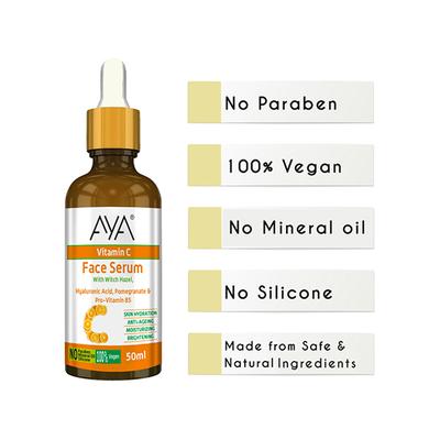 Aya Vitamin C Face Serum For Skin Hydration No Paraben, No Silicone, No Mineral Oil 50 ml - Face Serum