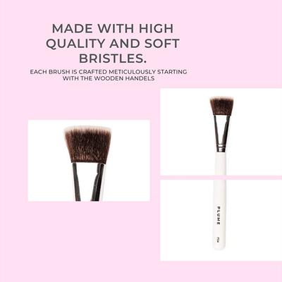 Plume P04 Flat Contour Brush 1's - Face Brush