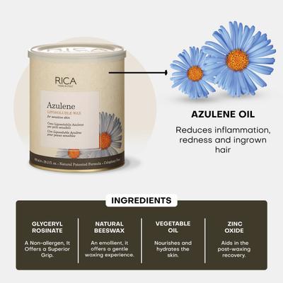 Rica Liposoluble Wax - Azulene 800 ml - Shaving & Hair Removal