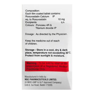 MULTISTAT 10 Tablet 15's - High Cholesterol-Dys