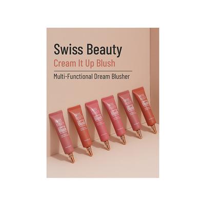 Swiss Beauty Cream It Up Blush - Rosy Cheeks 10 ml - Blushes