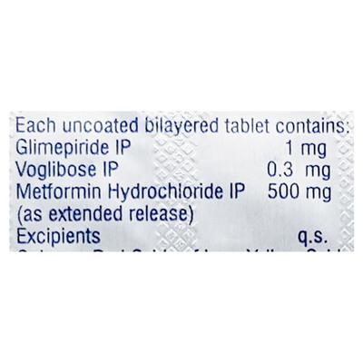 VOLIX TRIO FORTE 1 Tablet 15's - Diabetes-Ant