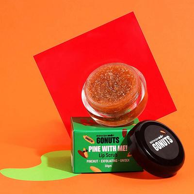 GONUTS By Bewakoof Pine With Me Lip Scrub By Bewakooof 30 gm - Lip Balms