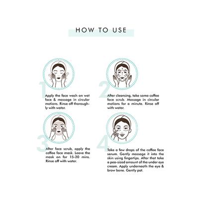 mCaffeine Coffee Look Gift Kit 1's - Facial Kits