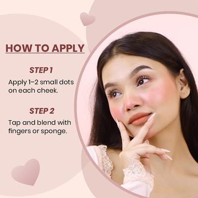 Matt Look Flush Fusion Liquid Blusher With Creamy Texture , Raspberry Rush-04 15 ml - Blushes