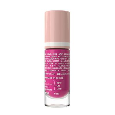 Zayn & Myza Breathable Nail Enamel With Raspberry & Almond Oil, Pink Popsicle 6 ml - Nail Polish