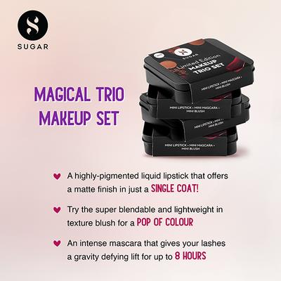SUGAR Cosmetics Magical Trio Makeup Set 1's - Concealer